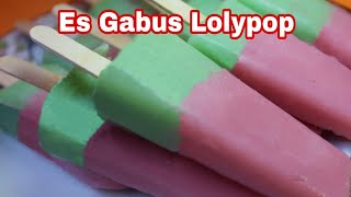 Cara membuat jajanan jadul es gabus lolypop