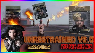 GTA 5 Showcase  Unrestrained Menu V8.0 DEX/CEX/HEN + Download