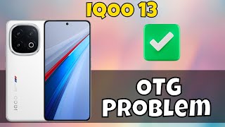 IQOO 13 Enable OTG To Connect USB,USB problem solution | OTG Problem #iqoo13