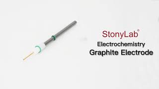 📣STONYLAB Graphite Rod Electrode with PTFE Adapter for Electrolytic Cell