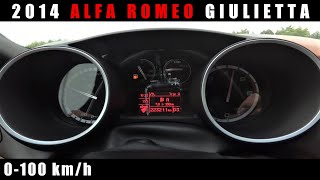 2014 Alfa Romeo Giulietta  Acceleration 0-100 km/h