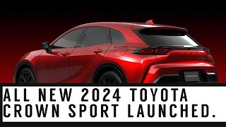 The All-New Toyota Crown Sport (2024) Launches in Japan