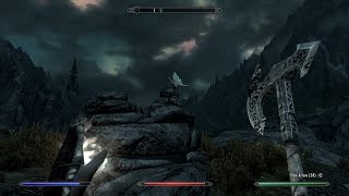 Relaxing with some Skyrim!