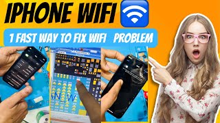 iPhone X wifi not working solution