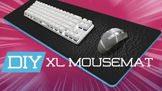 Make Your Own XL Mouse Mat | DIY Leather Mousemat Tutorial