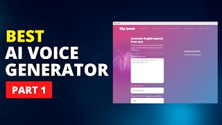 AI Voice generators: Part 1