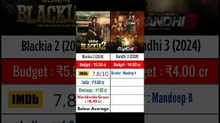 Gandhi 3 vs Blackia 2 comparison😱| Collection, Hit/Flop | #devkharoud
