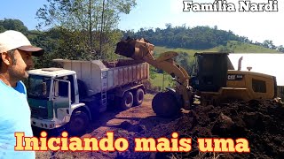 Hoje o serviço vai ser aqui no Né. Nascendo um novo projeto. O que vai ser construído aqui nesse lug