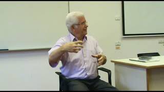 Prof. Haim Shore on "Quality by Design" (Lecture 13, Hebrew)