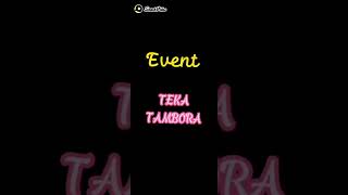 Kenangan Event Teka Tambora. 27, 28, 29 Mei 2022