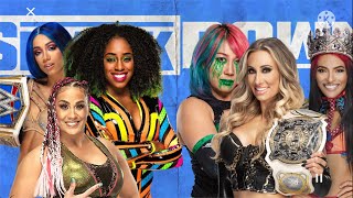 WWE2K22 SMACKDOWN SASHA,NAOMI& TAMINA VS ASUKA & ROYAL BEAUTY