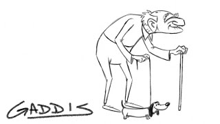 Animation: Old Man and Dog