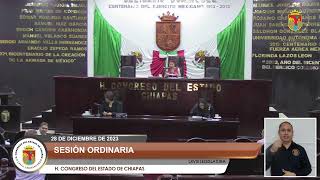 Transmisión en Vivo. Sesión Ordinaria. 28 de Diciembre de 2023