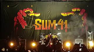 Sum41 - intro + turning away (live @ Lorenzetti district milan 28-01-20)