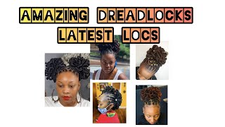 50 Amazing Dreadlocks for Black Women with pop ups styles|Dreadlock styles for long & medium hair