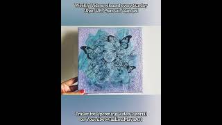 How to Embellish Acrylic Pours like a PRO!😍👌 with Taslima Maya Art #fluidart