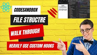 Codesandbox File structure #reactjs project breakdown and walkthrough #nextjs #frontend