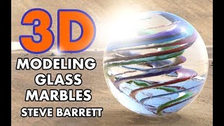 MODO 11: 3D Photorealistic Glass Marble - Procedural Modeling Tutorial (2018)