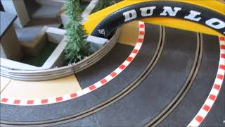 SCALEXTRIC SLOT CAR LAYOUT TOUR PART 1