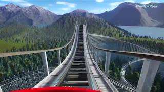 Planet Coaster: The King Hyper Wooden Coaster POV