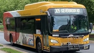 Fairfax connector 2011 new flyer Xcelsior XD40 #9665 on route 372