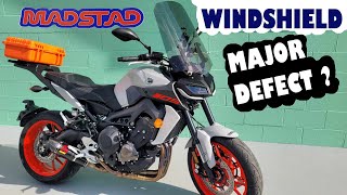 Madstad WINDSHIELD Installation and FIRST Impression Review. Is there a MAJOR design FLAW ??