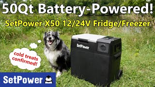 BATTERY-POWERED SetPower X50 Portable Fridge/Freezer