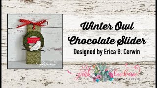 Winter Owls Chocolate Slider