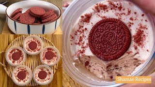 Delicious! 3 Ingredients Red Velvet Ice Cream