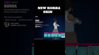 NEW!!! Korra FORTNITE SKIN #fortnite #fortniteclips #gaming