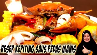 Resep Restoran !!! Cara Memasak Kepiting Saus Pedas Manis Khas Padang Pedas dan Enak