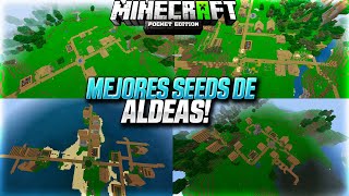 ▶💥¡LAS MEJORES SEMILLAS DE [ALDEAS] PARA MINECRAFT PE 1.16 💥