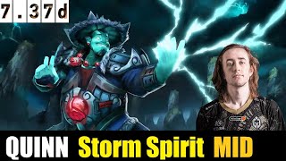 🤯 QUINN [Storm Spirit] MID 7.37D - DOTA 2 HIGHEST MMR MATCH#dota2  #dota2gameplay  #quinn