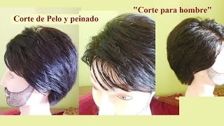 Corte de pelo para hombre paso a paso con tijeras | Corte de cabellos hombre