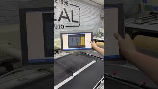 How to use CNC Template sewing machine to stitch on leather seats  car seats leather chairs#punching