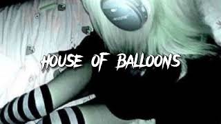 The Weekend - House Of Balloons Glass Table Girls