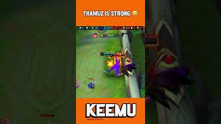 So strong to run 😂 #keemu #mlbb #mobilelegends