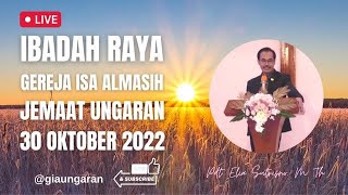 Live Streaming Ibadah Raya GIA Ungaran | 30 Oktober 2022