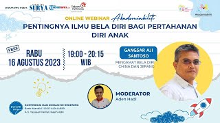 Gangsar Aji Santoso: Pentingnya Ilmu Bela Diri Bagi Pertahanan Diri Anak