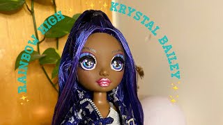 Rainbow High Krystal Bailey /Unboxing and Review/ Adult Collector Review