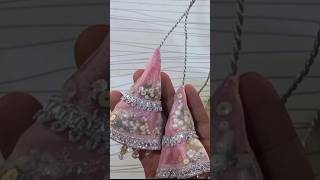 Fancy Tassel || Party Wear Fabric Latkan Design #fabriclatkan #viralvideo #shorts