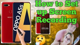 HOW TO SETUP SCREEN RECORDING WITH OPPO A5s | Paano Gamitin ang Screen recording sa Oppo A5s