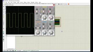 Proteus Pulse Generation using 555 Timer