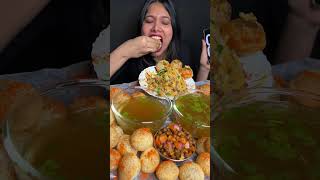 Panipuri eating Asmr || 4 panipuri in 15 seconds🤯 #shorts #mukbang #eatingshow #golgappa #asmr