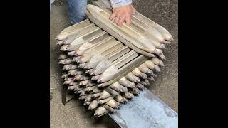 Amazing process of making wooden looms parts