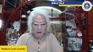 Friday Bible Talk with Pastora Lolit Licardo