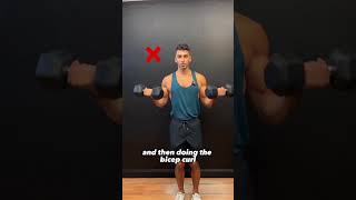 STOP DOING THIS FOR BICEP CURLS ( FIX THIS MISTAKE )