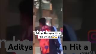 Aditya Narayan Hit a Fan #shorts #Shorts #trendingshorts #viralshorts