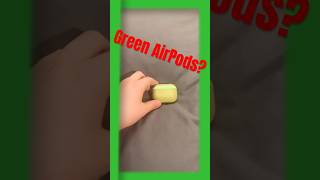 Green AirPods??? #green #airpods #globglogabgalab #glitch #reality #illusion #foryou #youtube #fyp