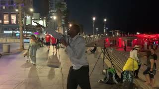 Tel Aviv Beach Preaching -  Vincent